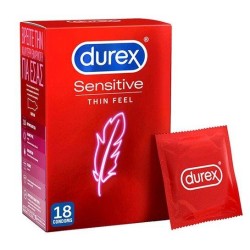 DUREX Condom Sensitive 18 Προφυλακτικά | Χωρίς Ντροπή - Αγορά Online
