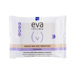 Eva Intima Biolact Maxi Size Towelettes Cleaning Cloths with Probiotics and Prebiotics 10pcs.