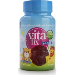 Intermed Vitafix Multi & Probio Gummies Φράουλα 60τμχ
