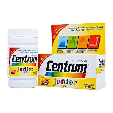 Centrum Junior Βατόμουρο - Λεμόνι 30 μασώμενες ταμπλέτες