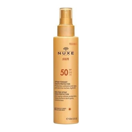Nuxe Sun Milky Αδιάβροχη Αντηλιακή Κρέμα Προσώπου και Σώματος SPF50 σε Spray 150ml