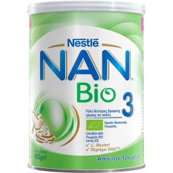 Nestle Nan Bio 3 Γάλα Δεύτερης Βρεφικής Ηλικίας από 12 μηνών, 400gr
