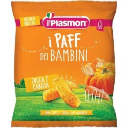 Plasmon Paff με Γεύση Καρότο-Κολοκύθα Χωρίς Ζάχαρη 15gr για 12+ μηνών