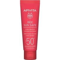 Apivita Bee Sun Safe Hydra Sensitive Αδιάβροχη Αντηλιακή Κρέμα Προσώπου SPF50 50ml