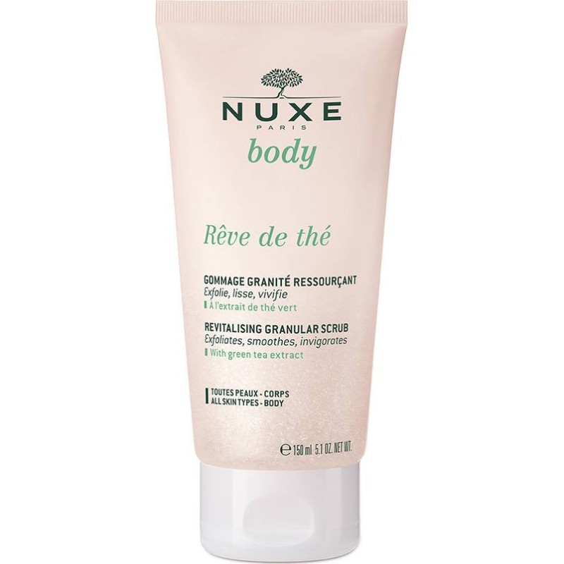 Nuxe Rêve de Thé Scrub Σώματος Αναζωογονητικό με Εκχύλισμα Πράσινου Τσαγιού 150ml