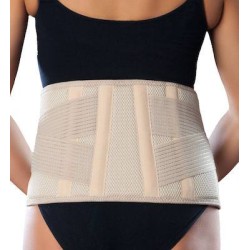 Anatomic Help 0192 Ελαστική Ζώνη Μέσης με Μπανέλες Ύψους 21cm σε Μπεζ χρώμα