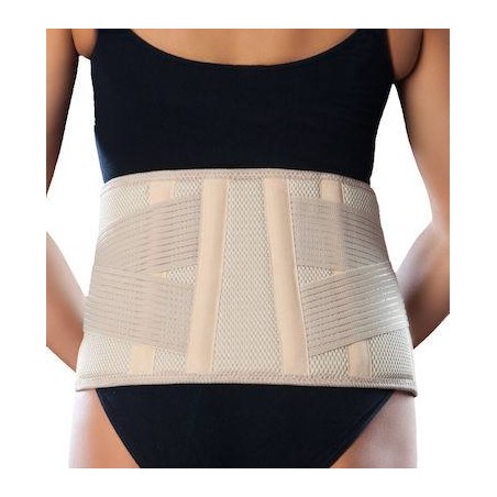Anatomic Help 0192 Ελαστική Ζώνη Μέσης με Μπανέλες Ύψους 21cm σε Μπεζ χρώμα
