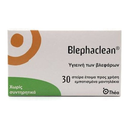 Thea Pharma Hellas Blephaclean Οφθαλμικά Επιθέματα σε Λευκό χρώμα 30τμχ