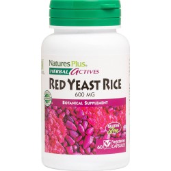 Nature's Plus Herbal Actives Red Yeast Rice 60 φυτικές κάψουλες