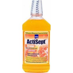 Intermed Actisept Mouthwash Orange Στοματικό Διάλυμα Καθημερινής Προστασίας 500ml