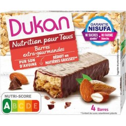 Dukan Μπάρα Βρώμης με Σοκολάτα & Αμύγδαλο (4x30gr) 120gr