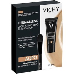 Vichy Promo Dermablend Fluid 15 Opal 30ml με ΔΩΡΟ Πινέλο