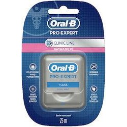 Oral-B Pro Expert Clinic Line Floss Κερωμένο Οδοντικό Νήμα με Γεύση Cool Mint 25m