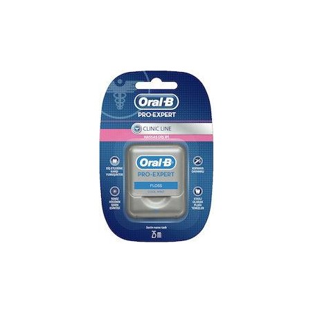 Oral-B Pro Expert Clinic Line Floss Κερωμένο Οδοντικό Νήμα με Γεύση Cool Mint 25m