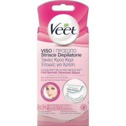 Veet Ταινίες Προσώπου Κανονικό Δέρμα 32τμχ