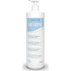 Pierre Fabre Dexeryl Emollient Ενυδατική Κρέμα Σώματος για Ξηρές Επιδερμίδες 500gr
