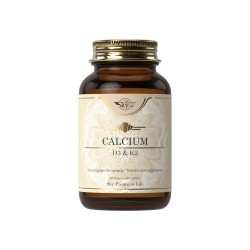 Sky Premium Life Calcium Vitamin D3 + K2 Συμπλήρωμα Διατροφής για την Ενίσχυση των Οστών, Μυών & Δοντιών 60 Δισκία