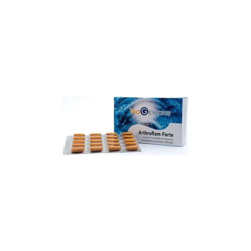Viogenesis Arthroflam Forte Συμπλήρωμα για την Υγεία των Αρθρώσεων 60 ταμπλέτες