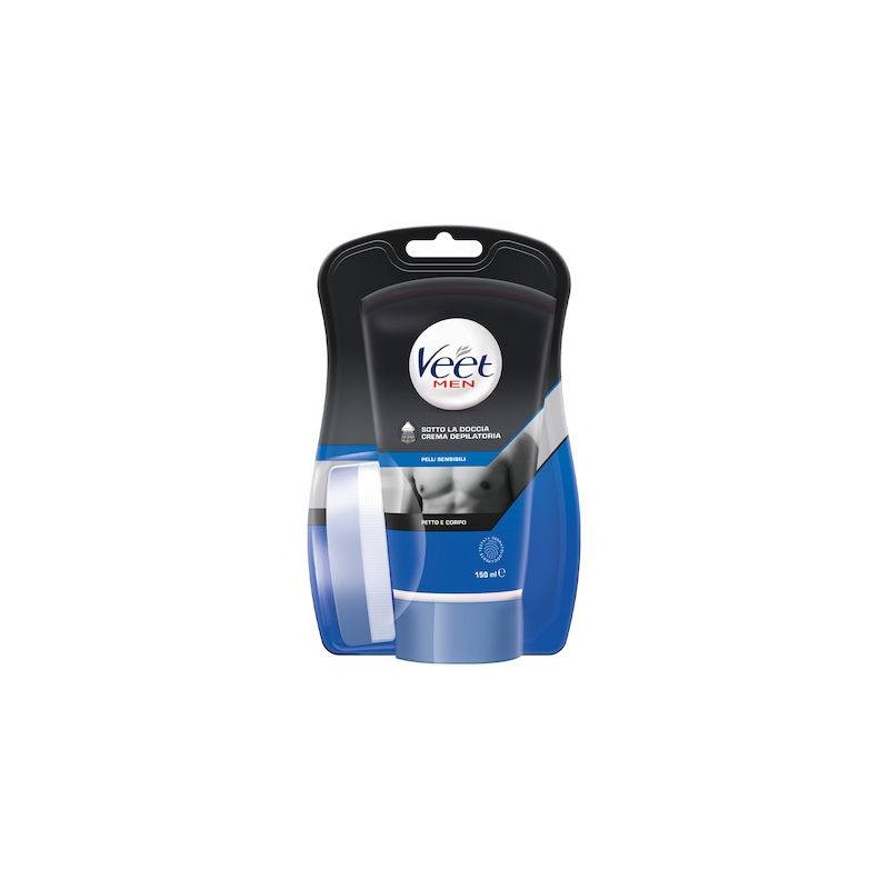 Veet Men Ανδρική Κρέμα Αποτρίχωσης Σώματος για Ευαίσθητες Επιδερμίδες 150ml