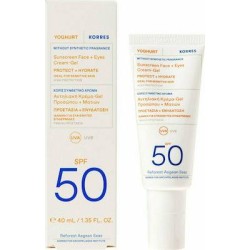 Korres Yoghurt Αδιάβροχη Αντηλιακή Κρέμα Προσώπου SPF50 40ml