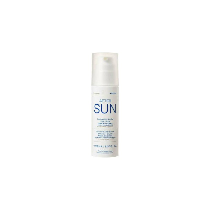 Korres Yoghurt After Sun Gel για Πρόσωπο και Σώμα 150ml