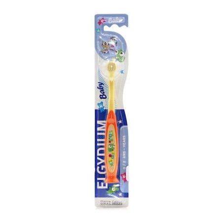 Elgydium Βρεφική Οδοντόβουρτσα Baby Soft για 0m+