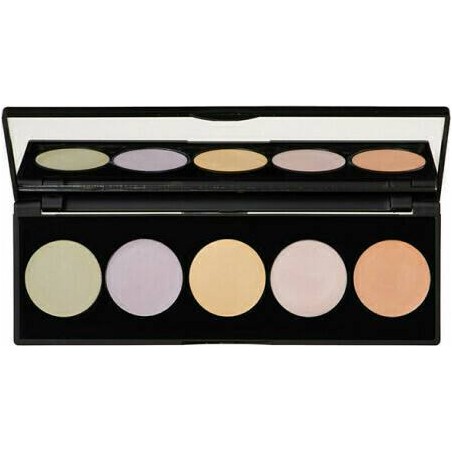 Korres Activated Charcoal Colour Correcting Pallet Παλέτα Διόρθωσης Χρώματος 5 Αποχρώσεις 5,5gr