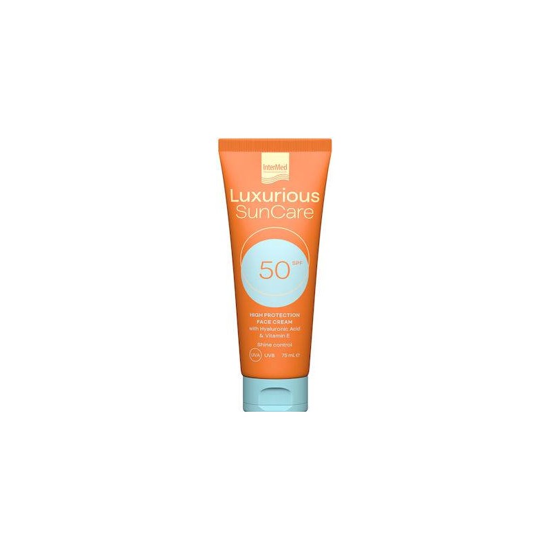 Intermed Luxurious Suncare Αντηλιακή Κρέμα Προσώπου SPF50 75ml