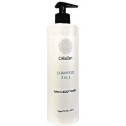 Collazen 2 in 1 Σαμπουάν για Όλους τους Τύπους Μαλλιών 500ml