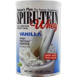 Nature's Plus Spiru-Tein Whey Shake Χωρίς Γλουτένη με Γεύση Βανίλια 476gr
