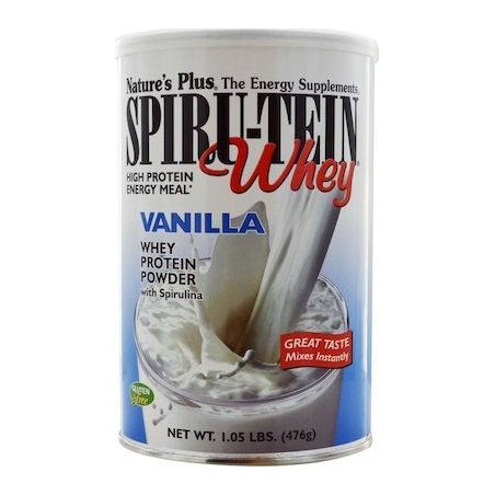 Nature's Plus Spiru-Tein Whey Shake Χωρίς Γλουτένη με Γεύση Βανίλια 476gr