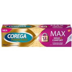 Corega Max Hold+Comfort Στερεωτική Κρέμα Τεχνητής Οδοντοστοιχίας, 40gr