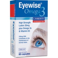 Lamberts Eyewise Omega 3, Συμπλήρωμα Διατροφής για την Καλή Υγεία των Ματιών 60Caps