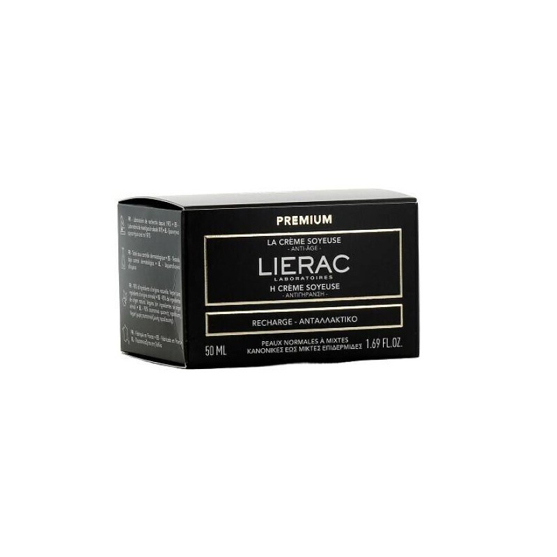 Lierac Premium La Creme Soyeuse Recharge Ελαφριάς Υφής Ανταλλακτικό 50ml