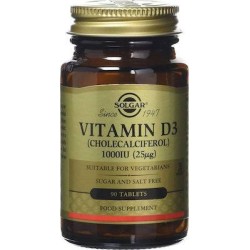 Solgar Vitamin D3 1000IU 90 Tablets