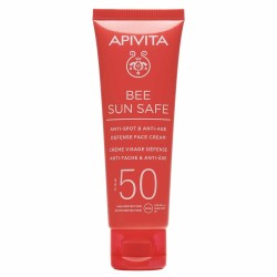 APIVITA - BEE SUN SAFE Κρέμα Προσώπου κατά των πανάδων & των ρυτίδων SPF50 - 50ml