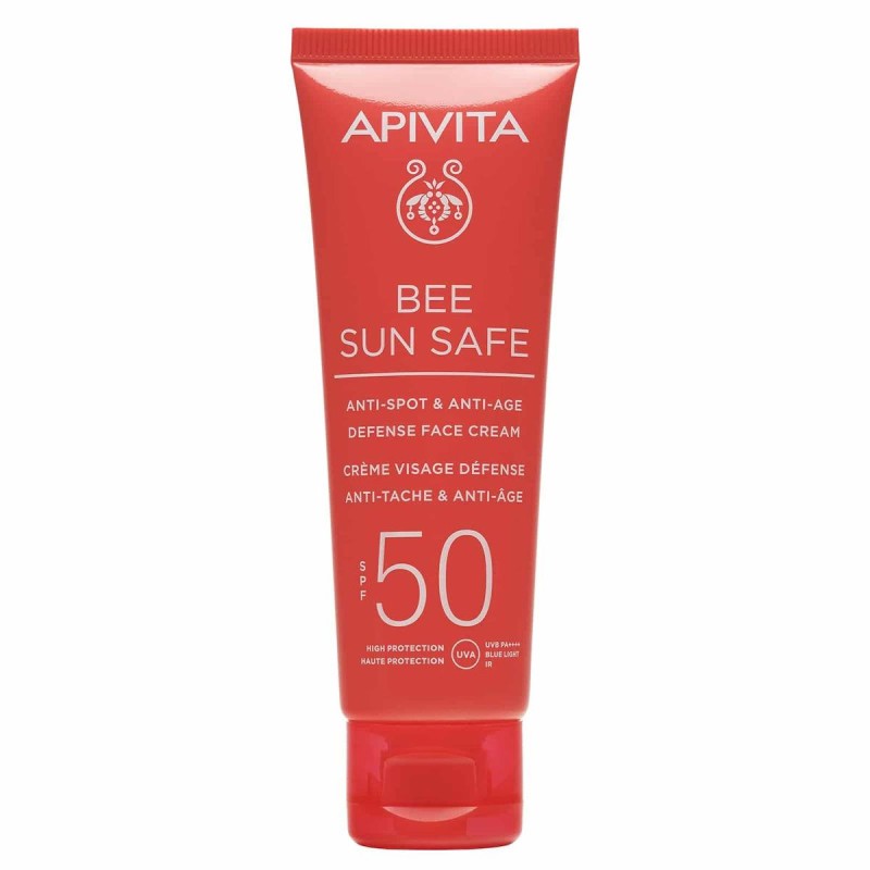 APIVITA - BEE SUN SAFE Κρέμα Προσώπου κατά των πανάδων & των ρυτίδων SPF50 - 50ml
