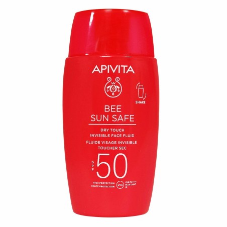 APIVITA - BEE SUN SAFE Λεπτόρευστη Κρέμα Προσώπου Dry Touch SPF50 - 50ml