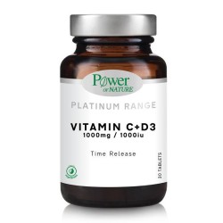 Power Health Platinum Vitamin C + D3 1000mg/1000iu 30tabs.