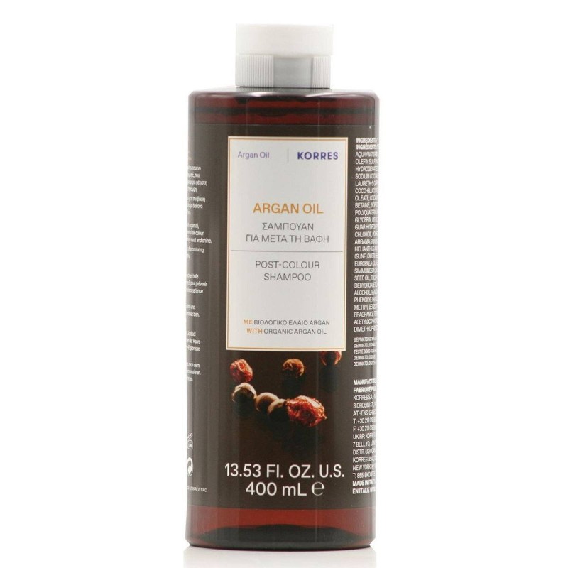 Korres Argan Oil Σαμπουάν για Μετά την Βαφή, 400ml