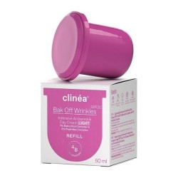 Clinea  Bak Off Wrinkles Light SPF20 Αντιγηραντική Κρέμα Ημέρας Ελαφριάς Υφής Ανταλλακτική Κάψουλα